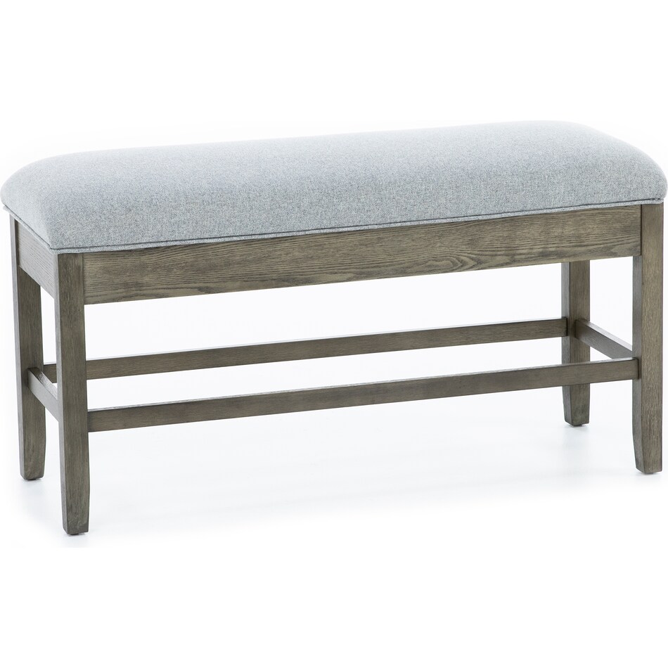 ssvr grey counter height bench   