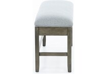 ssvr grey counter height bench   