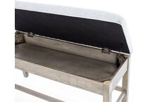 ssvr grey counter height bench   