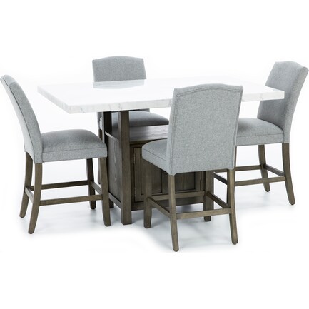 Galena 5-Pc. Counter Height Dining Set