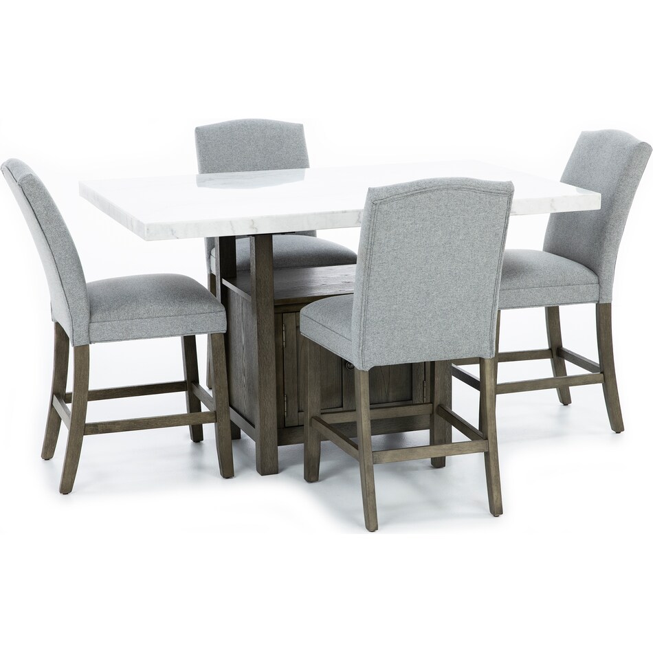 ssvr grey counter height rectangle p  