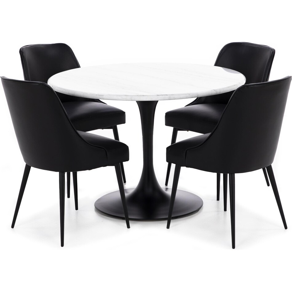 steve silver co black inch standard height round oval t  