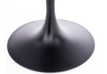 steve silver co black inch standard height round oval t  