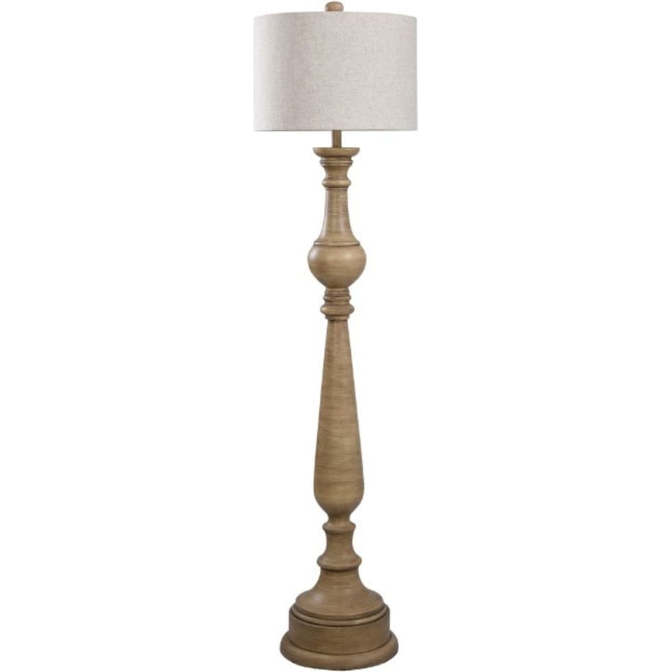 stlc beige floor lamp   