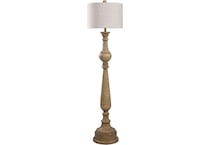 stlc beige floor lamp   