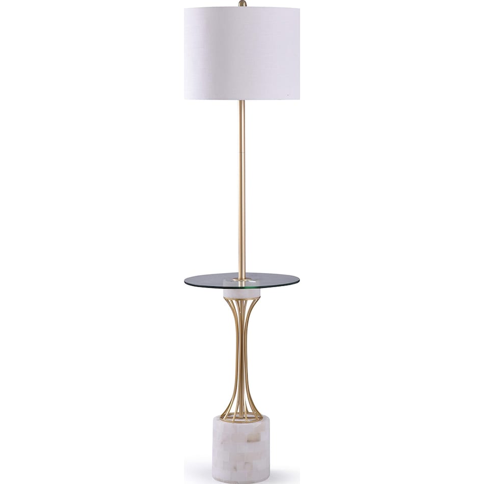 stlc beige floor lamp   