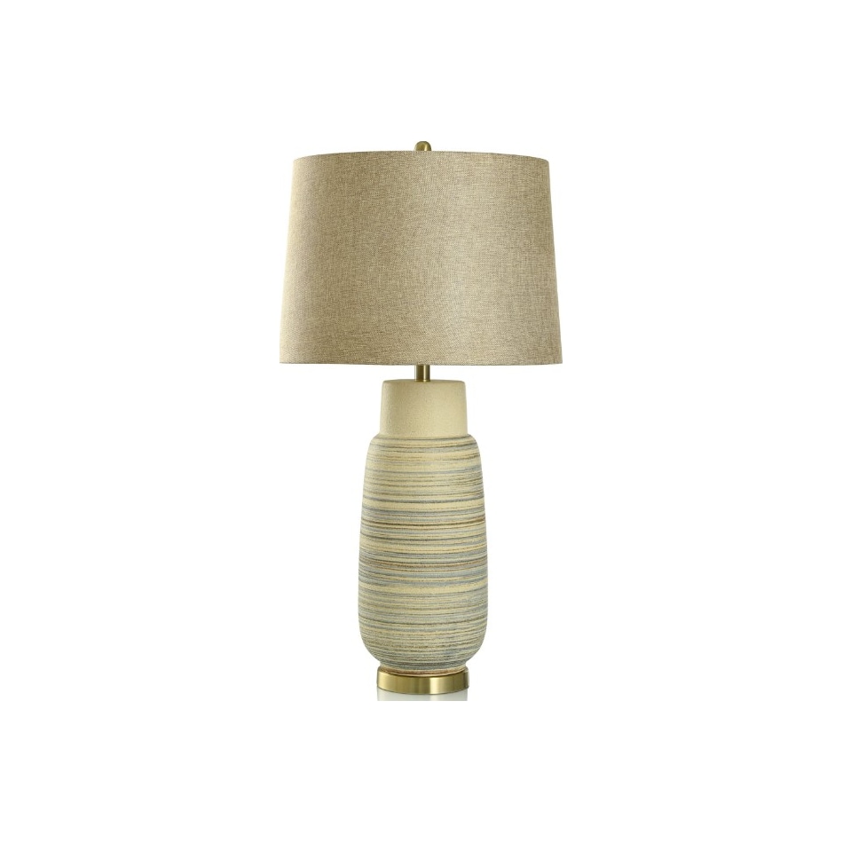 stlc beige table lamp   