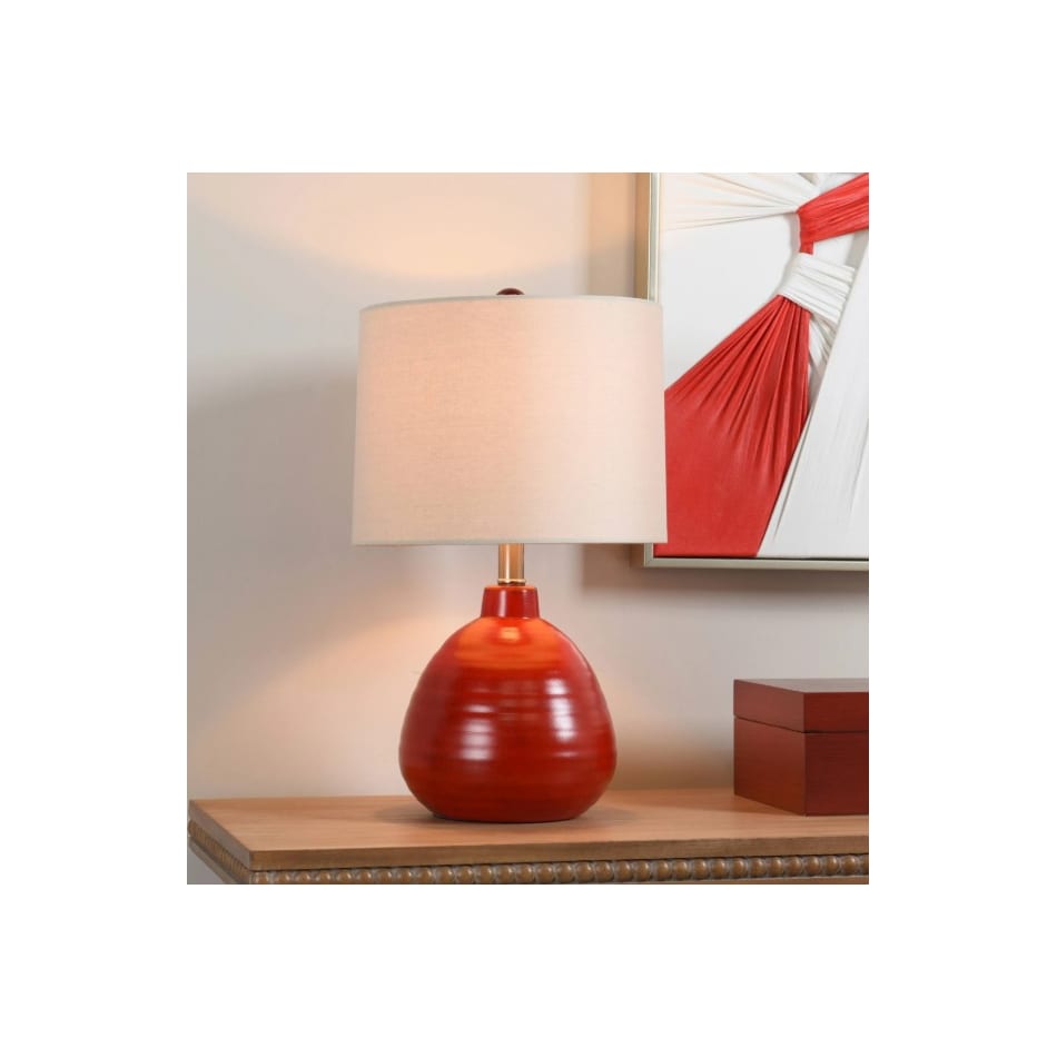 stlc beige table lamp   