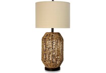 stlc beige table lamp   