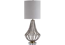 stlc beige table lamp   