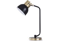 stlc black desk lamp   