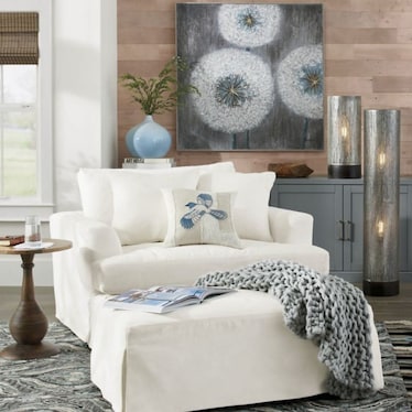 Metal Screen Floor Lamp 50"H