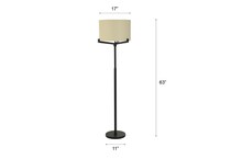 stlc black floor lamp   