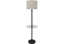stlc black floor lamp   