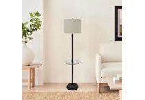 stlc black floor lamp   
