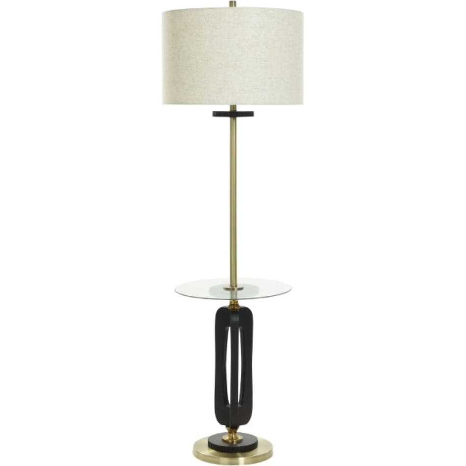 stlc black floor lamp   