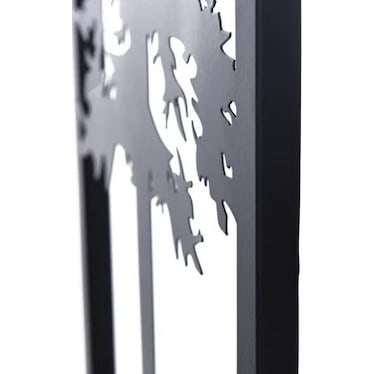 Black Metal Tree I Wall Décor 12"W x 36"H