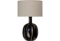 stlc black table lamp   
