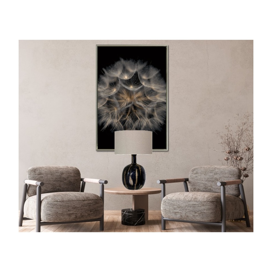 stlc black table lamp   