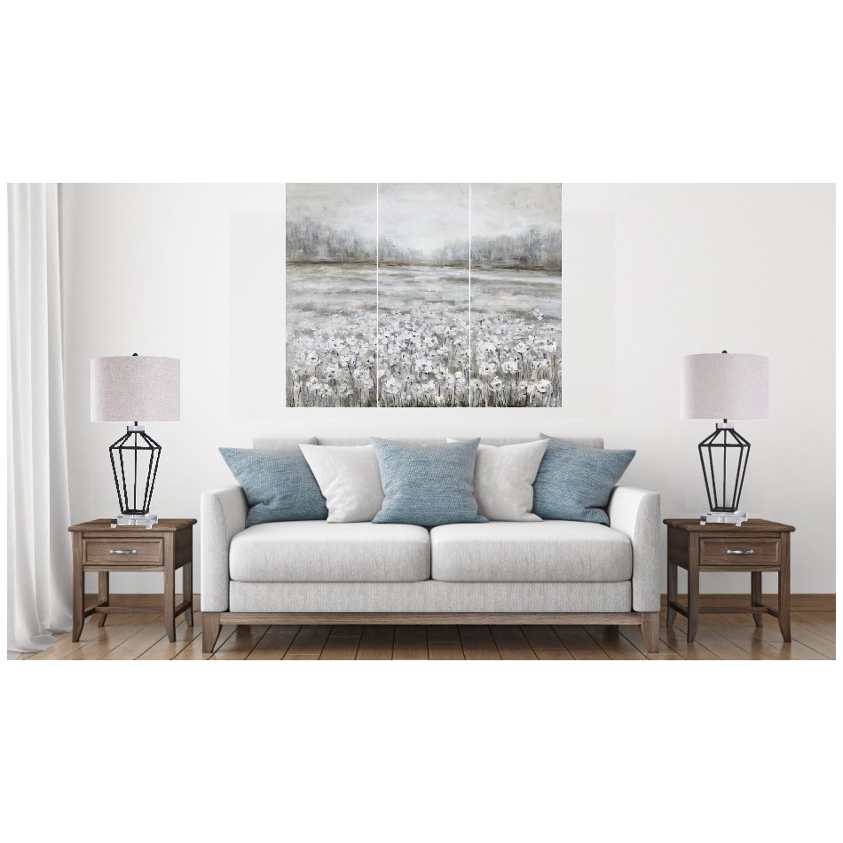 stlc black table lamp   