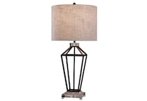 stlc black table lamp   