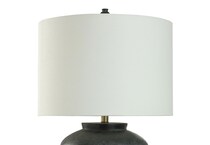 stlc black table lamp   
