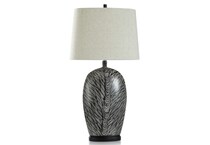 stlc black table lamp   