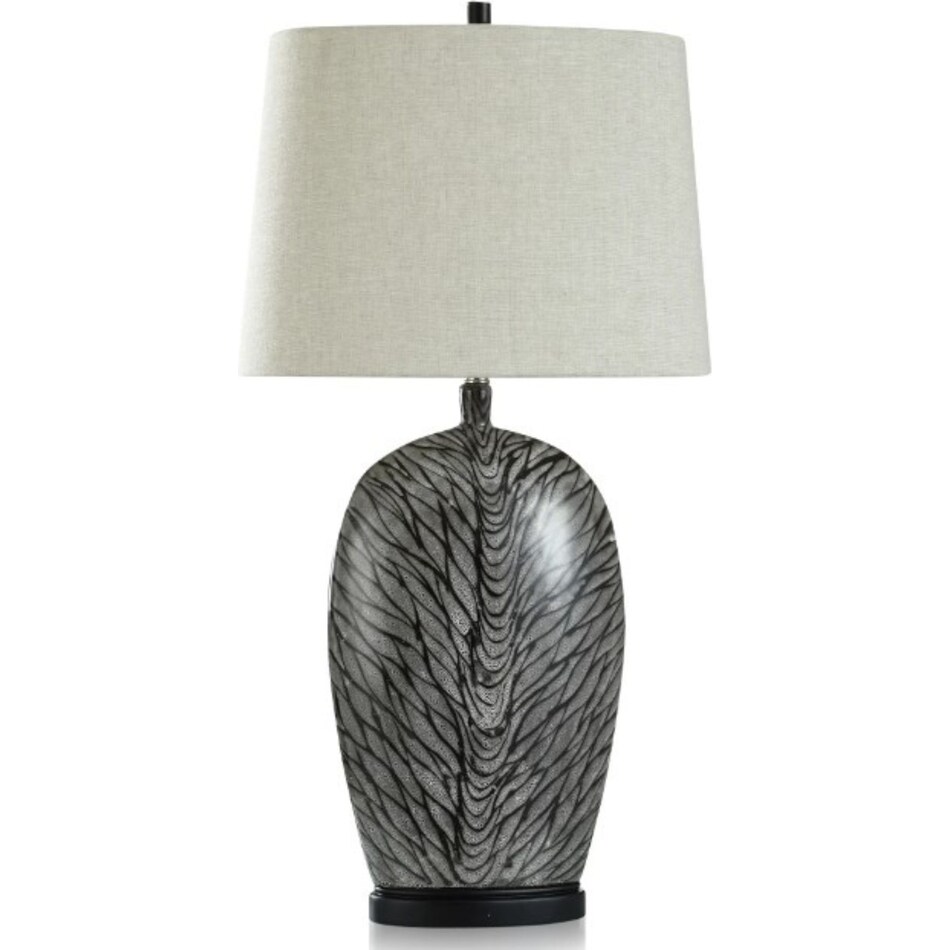 stlc black table lamp   