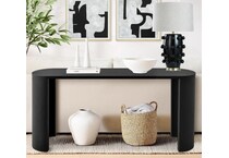 stlc black table lamp   