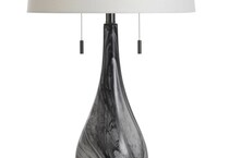 stlc black table lamp   