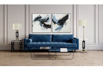 stlc black table lamp   