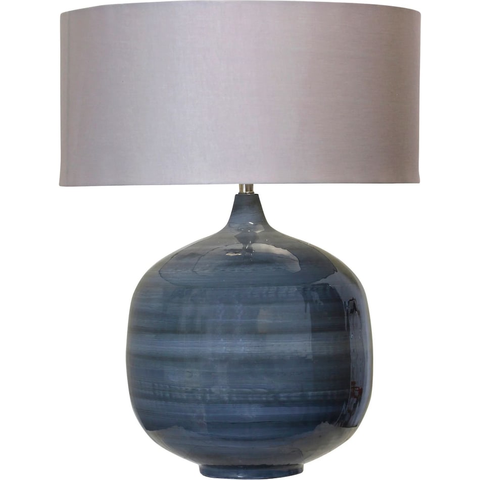 stlc blue table lamp   
