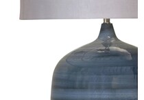 stlc blue table lamp   