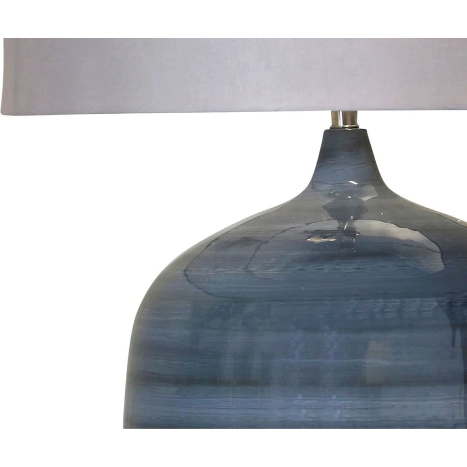 stlc blue table lamp   