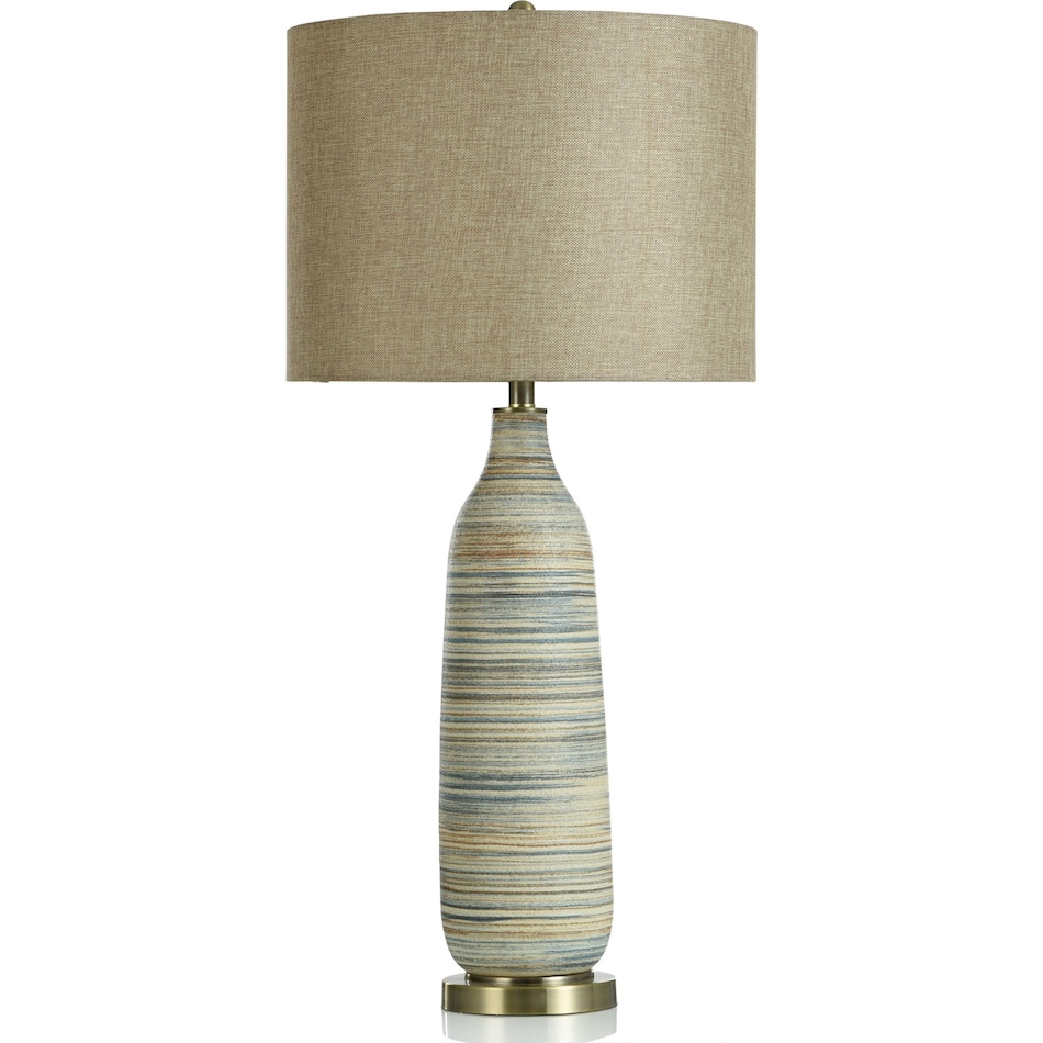 stlc blue table lamp   