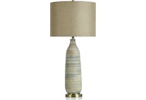 stlc blue table lamp   