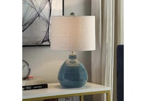 stlc blue table lamp   