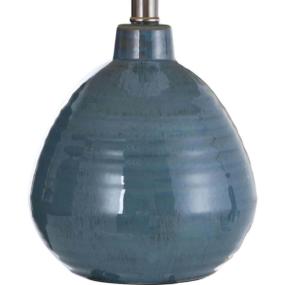 stlc blue table lamp   