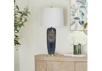 stlc blue table lamp   