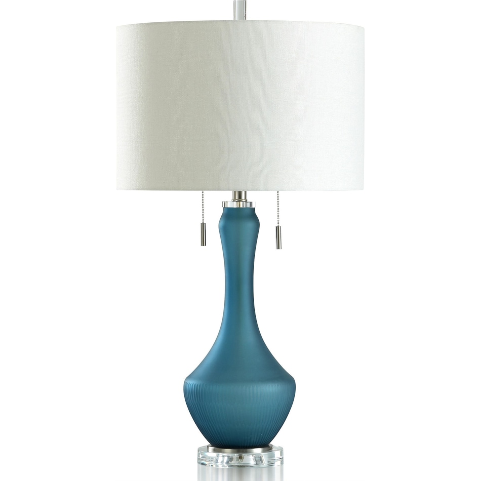 stlc blue table lamp   