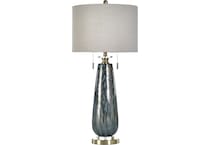 stlc blue table lamp   