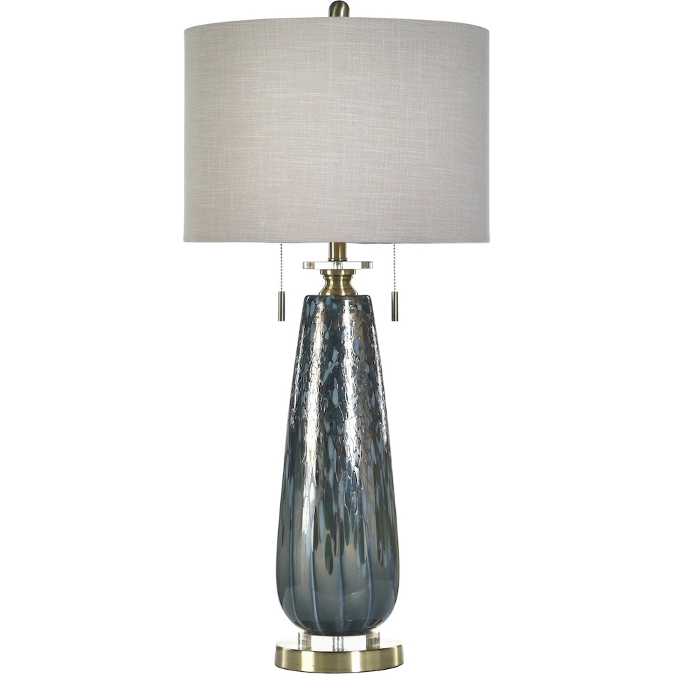 stlc blue table lamp   