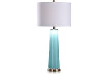stlc blue table lamp   