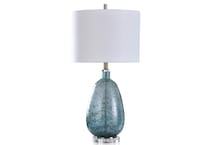 stlc blue table lamp   