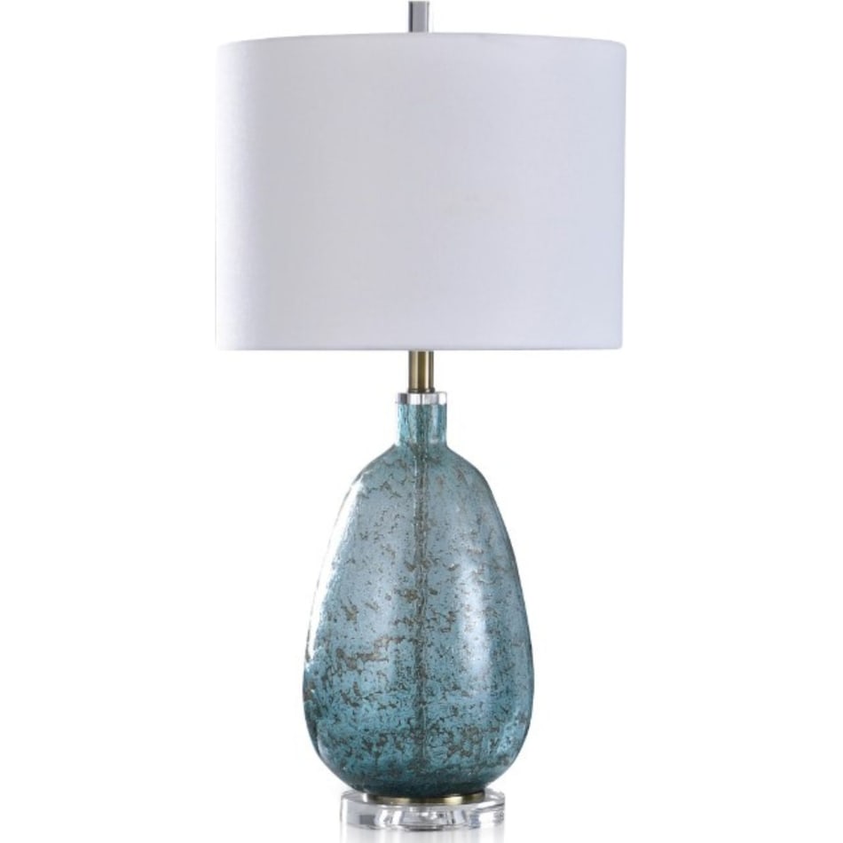 stlc blue table lamp   