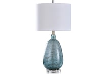 stlc blue table lamp   