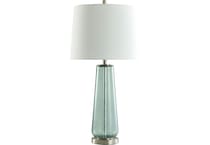 stlc blue table lamp   