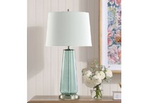 stlc blue table lamp   