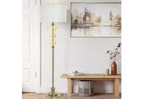 stlc brass floor lamp   