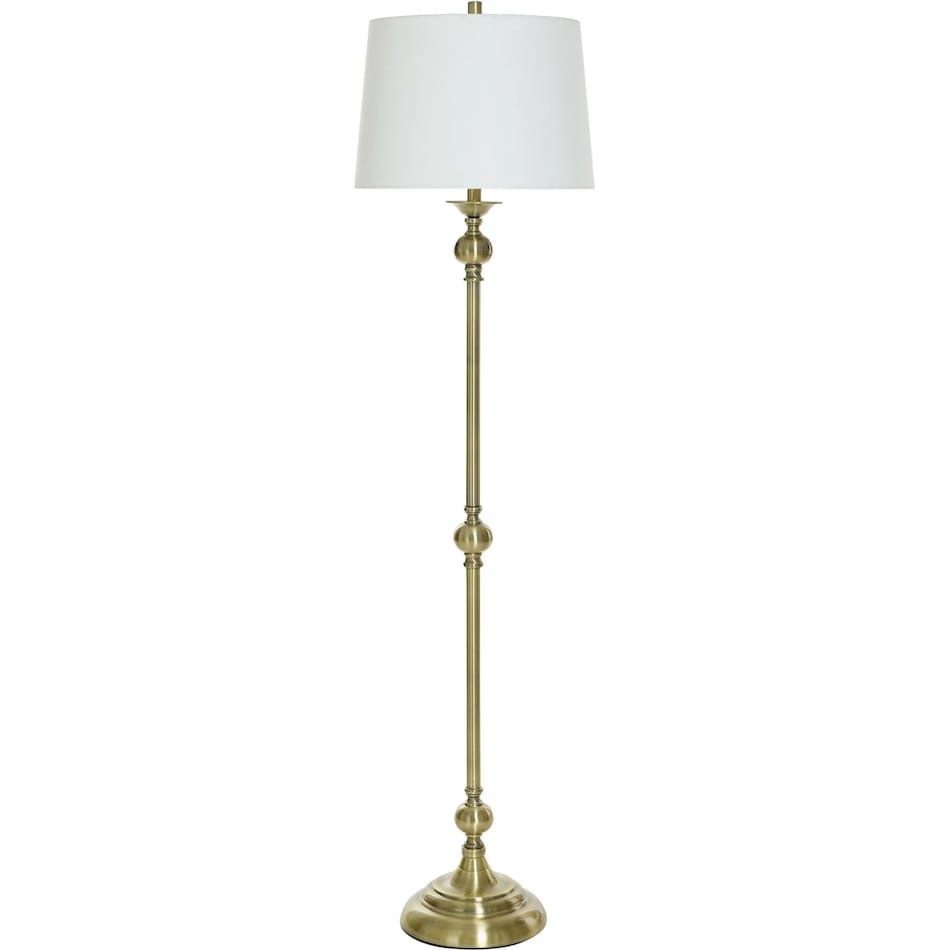 stlc brass floor lamp   